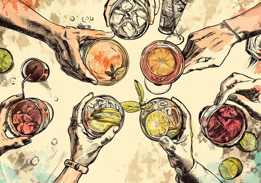 Cocktails from Above