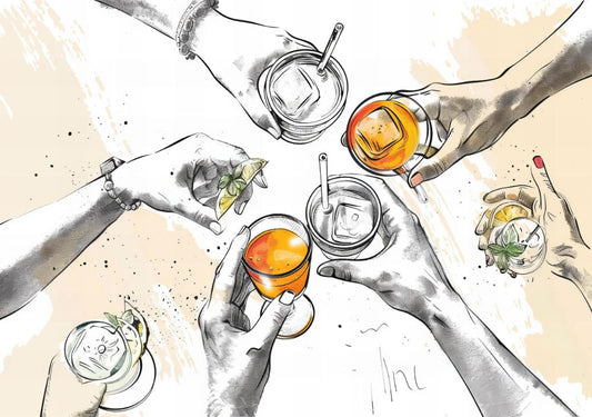 Cheers Cocktails Sketch