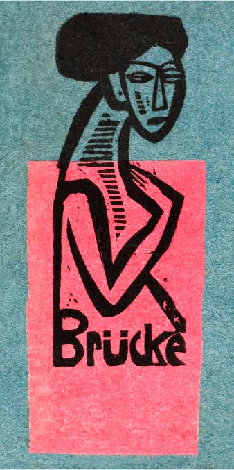 Brücke Woodcut