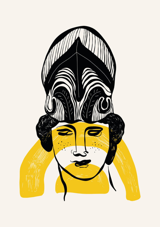 Art Deco Woman Portrait