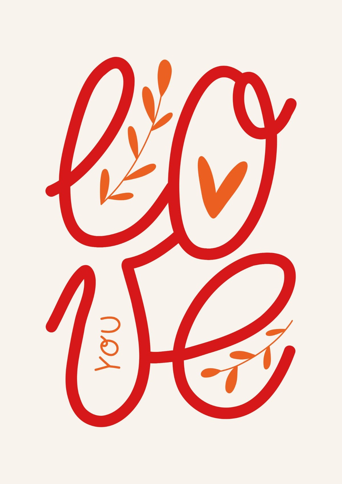 Love in Red Script