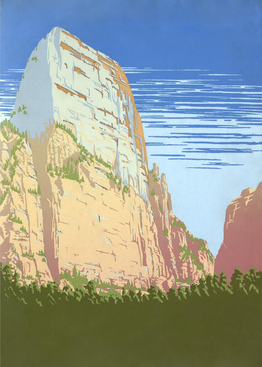 Canyon Wall Poster