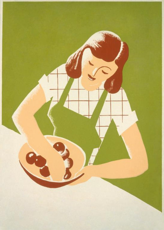 Woman Stirring Bowl