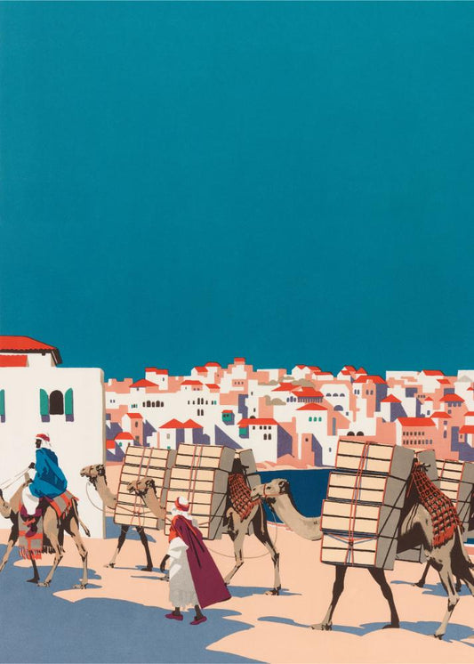 Desert Caravan Poster