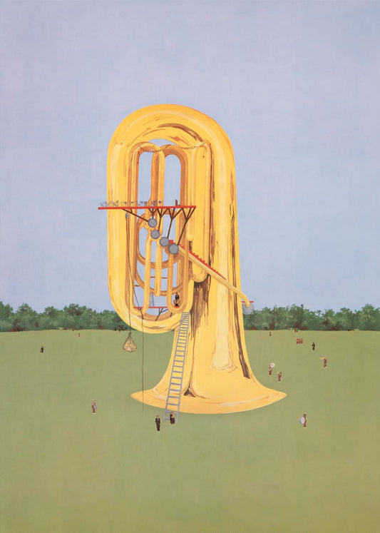 Giant Tuba in a Field