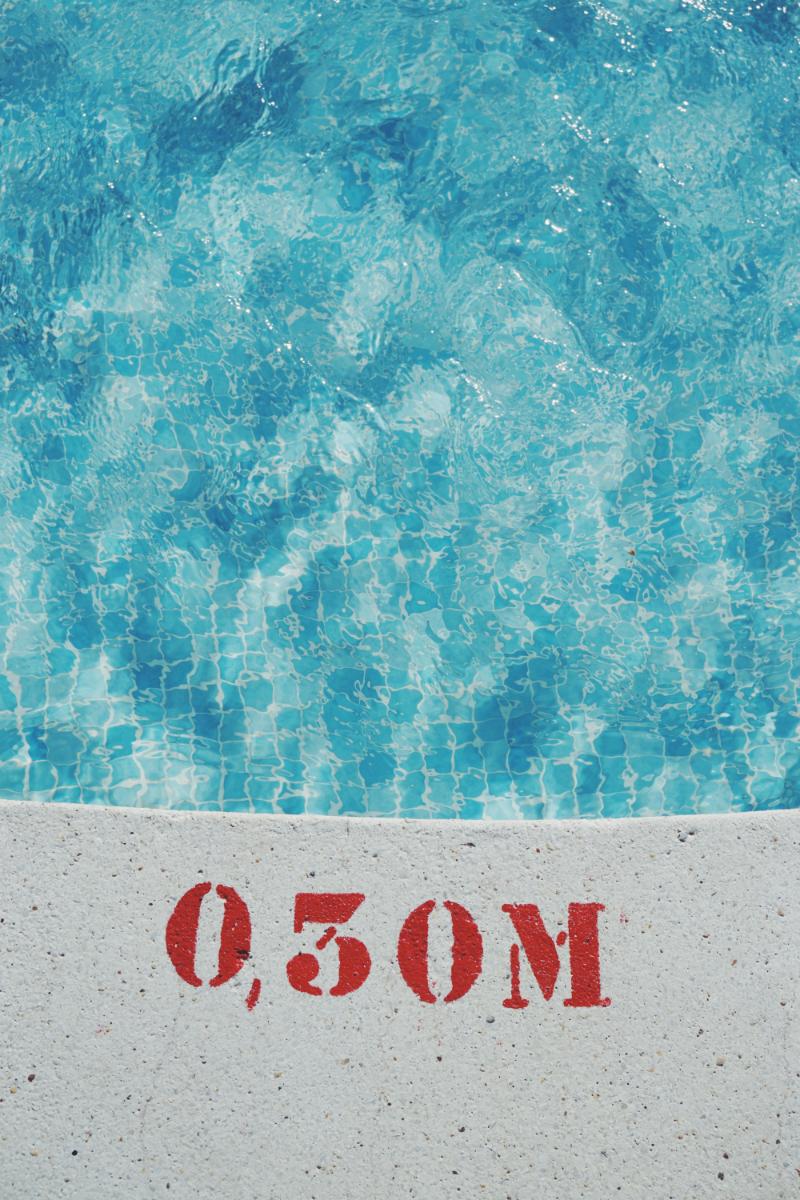 Pool Depth Marker 0.30M