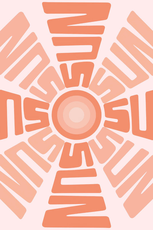 Sunburst Lettering