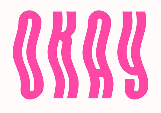 Okay in Wavy Pink