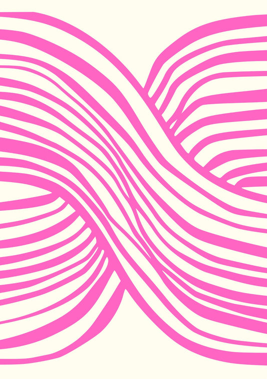 Pink Ribbon Waves