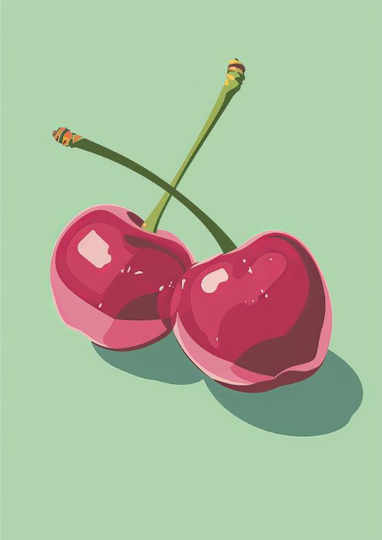 Two Cherries on Sage