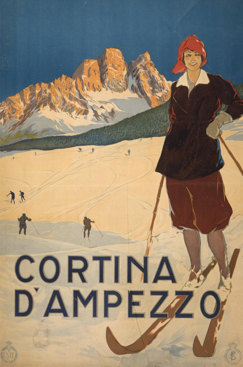 Cortina d'Ampezzo Skier