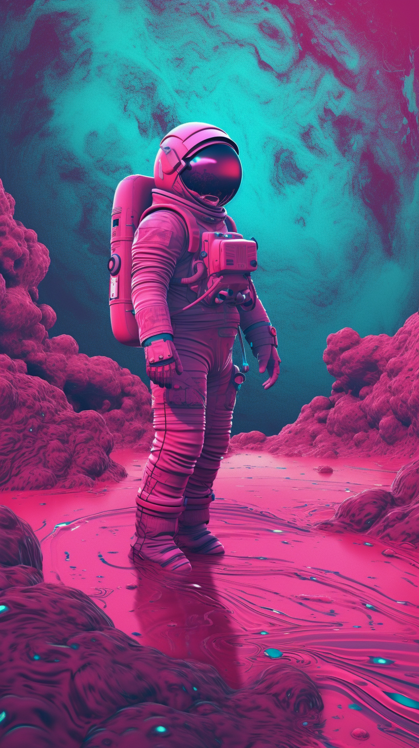 Neon Horizon Walk