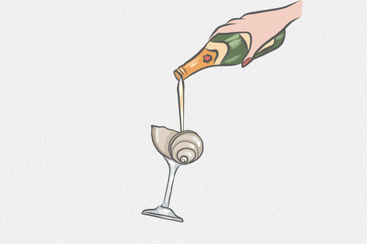 Champagne and Oyster