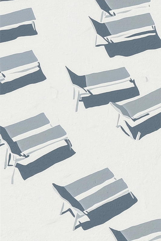 Beach Loungers Shadows