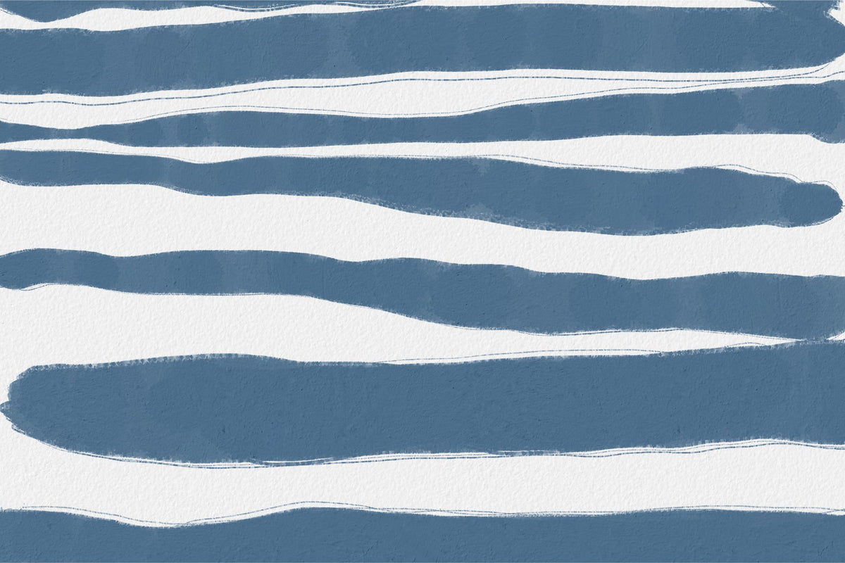 Nautical Brush Stripes