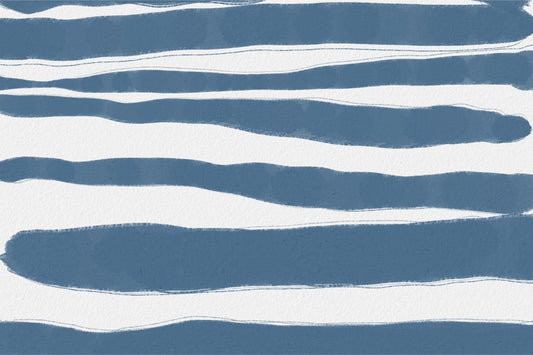 Nautical Brush Stripes