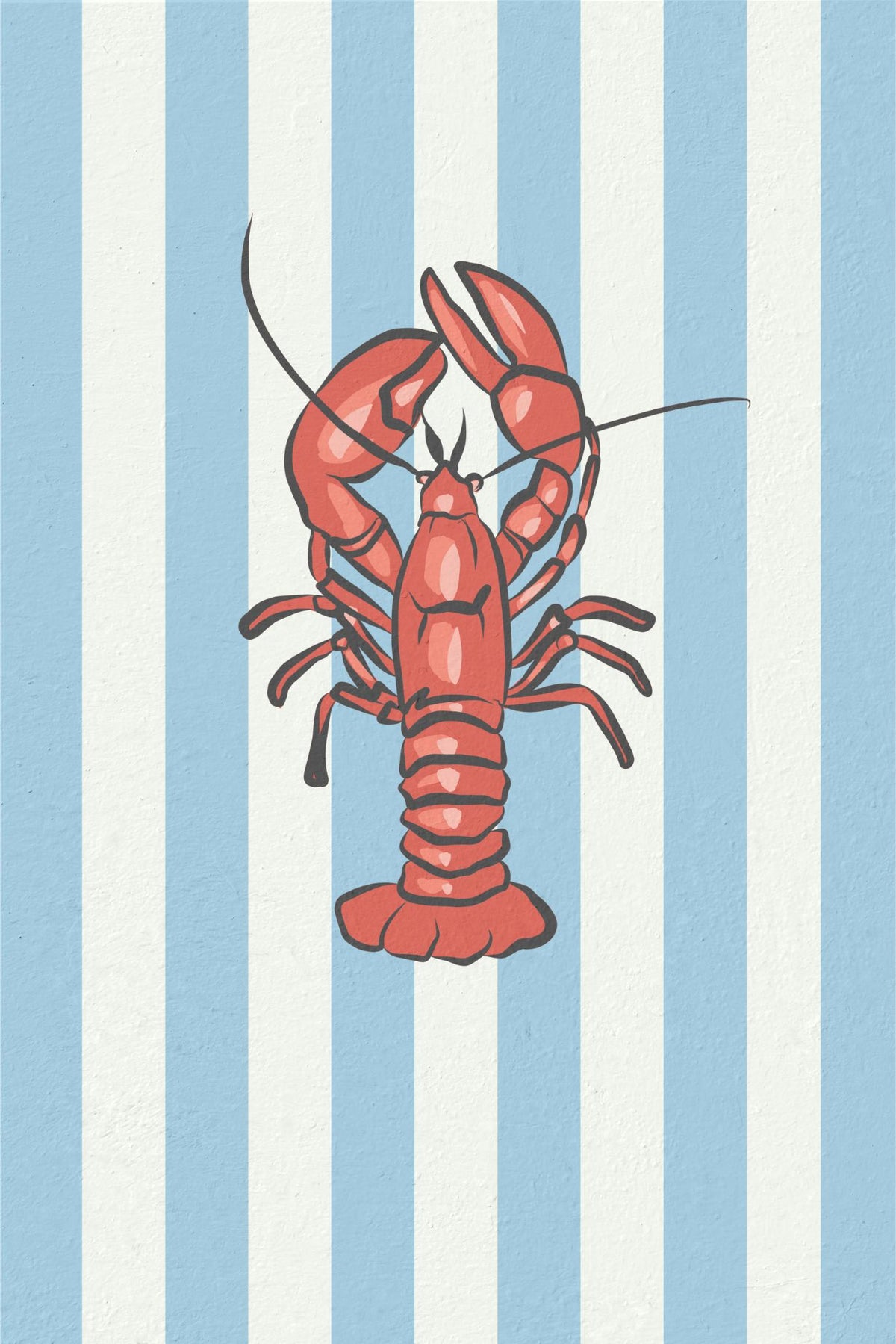 Lobster on Stripes