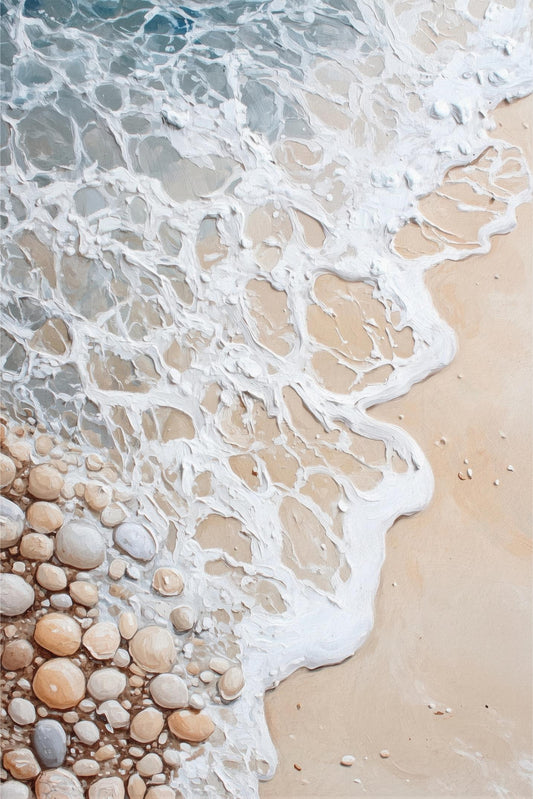 Sea Foam on Sand