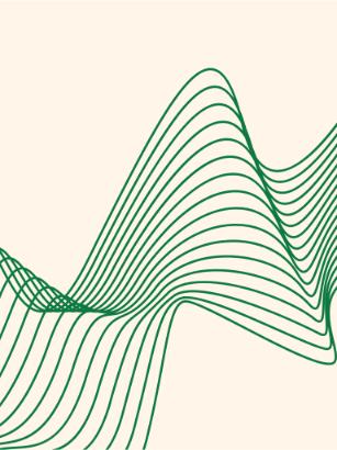 Emerald Wave Lines
