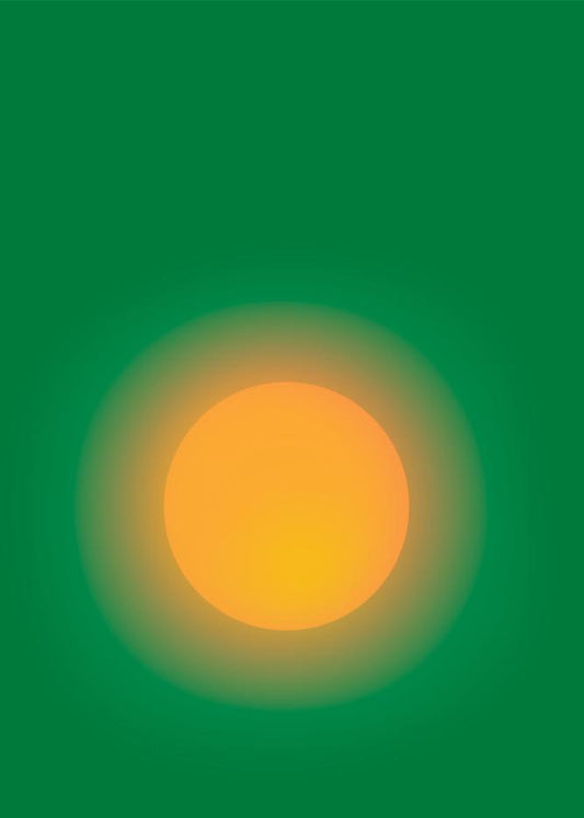 Emerald Sunset Glow