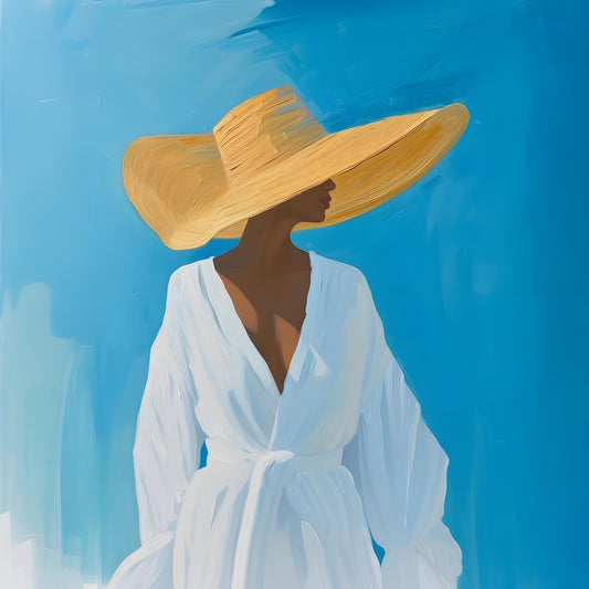 Woman in a Straw Hat