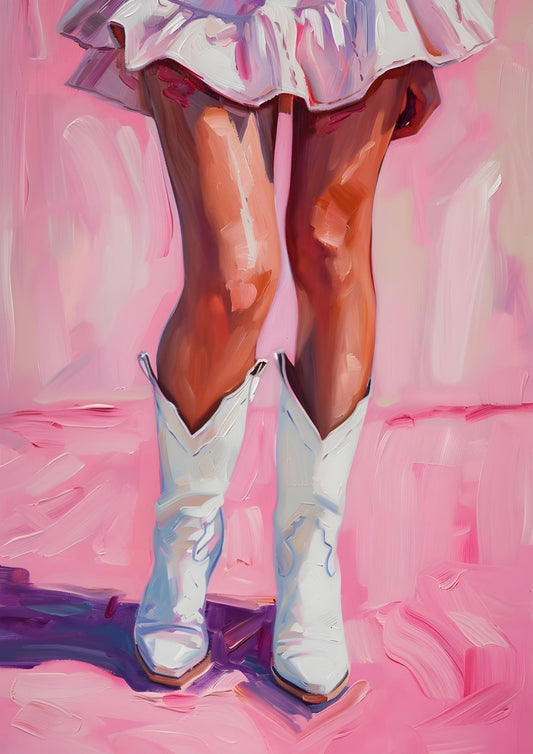 White Cowboy Boots