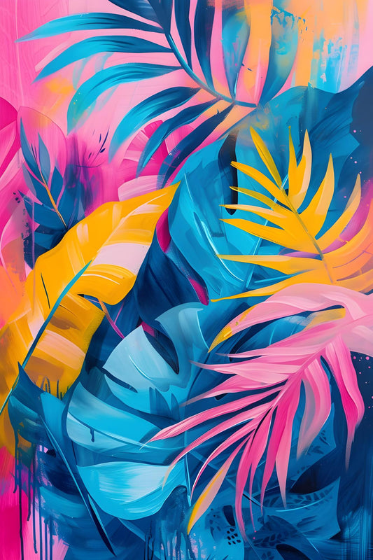 Bold Tropical Leaves