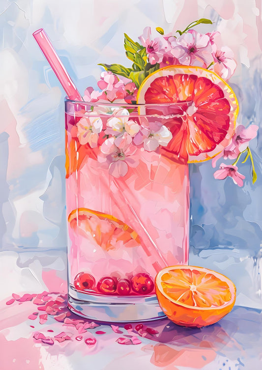 Pink Grapefruit Cooler