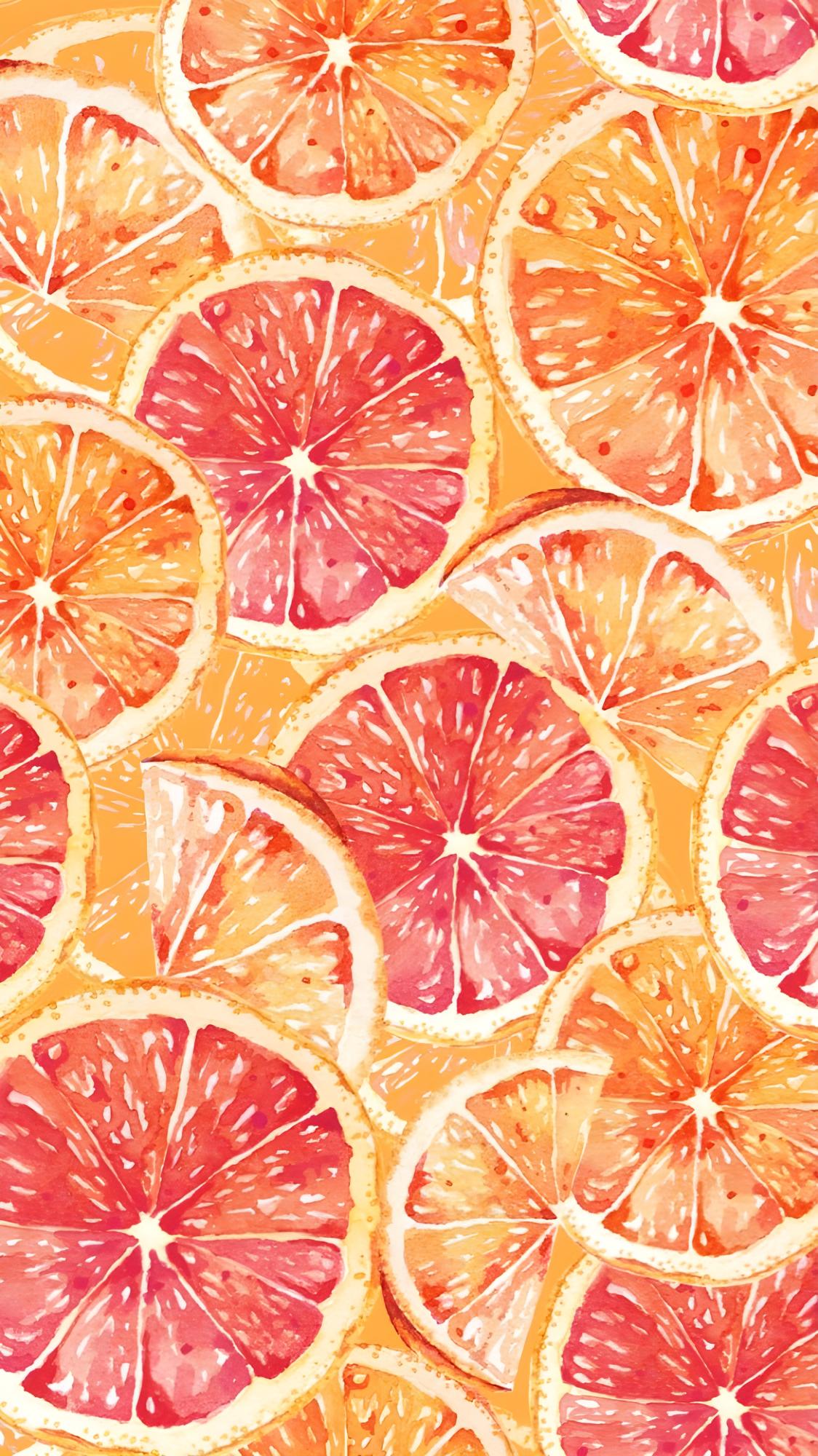 Grapefruit Slices Pattern
